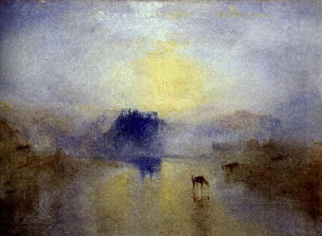 Joseph Mallord William Turner Norham Castle, Sunrise oil painting picture